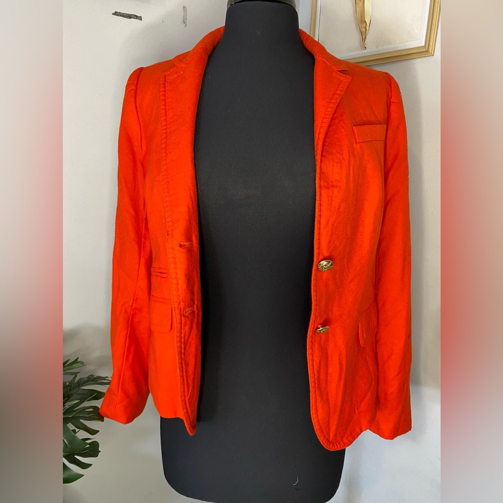J. Crew Orange Blazer